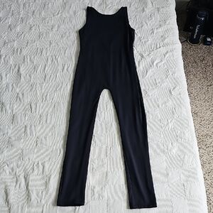 Zara Women's Black Sleeveless Jumpsuit